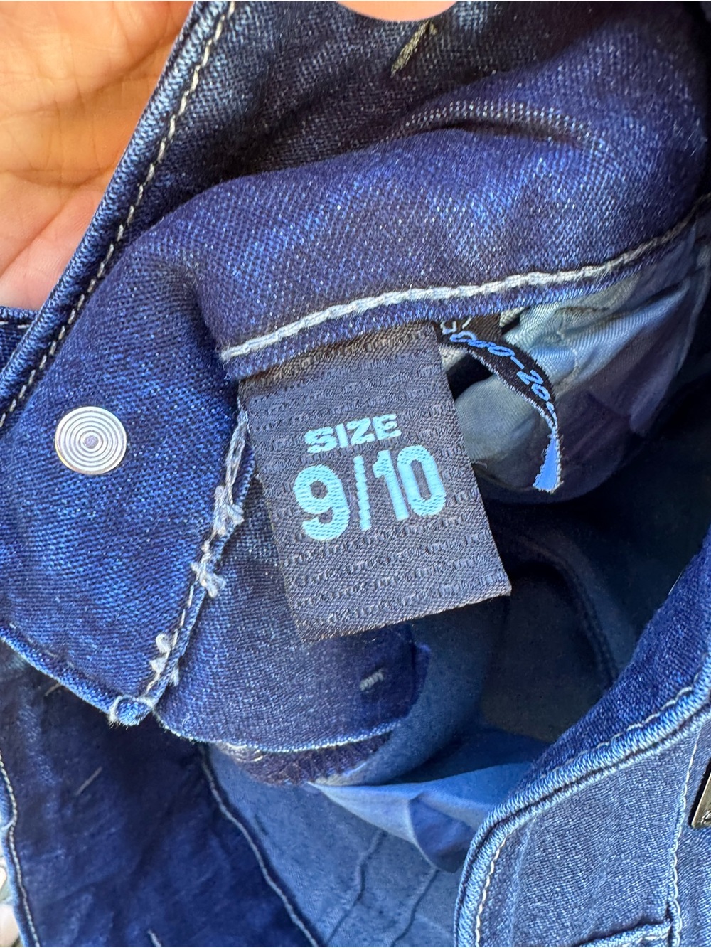 Flared Women's Jeans in Dark Blue - Picture 5 of 6